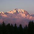 Vue Mont Blanc. Location appartement ski les Saisies - Espace Diamant.