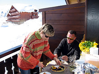 Balcon - Location les Saisies en Savoie